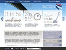 Tablet Screenshot of brentspencebridgecorridor.com